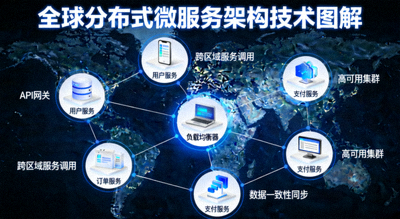 全球分布式微服务架构技术图解